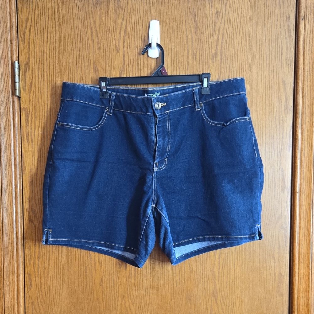 Women's Blue Denim Shorts